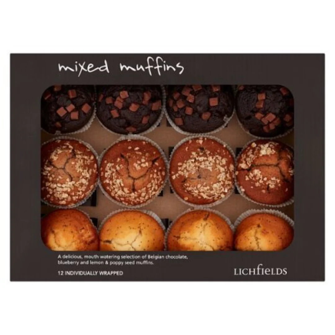 Lichfields 12 Mixed Muffins