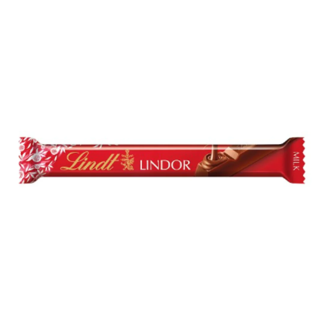 Lindt Lindor Milk Chocolate Bar 38g x Case of 24