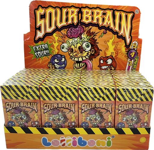 24x Lb Sour Brain -Sour Fruit Bombs