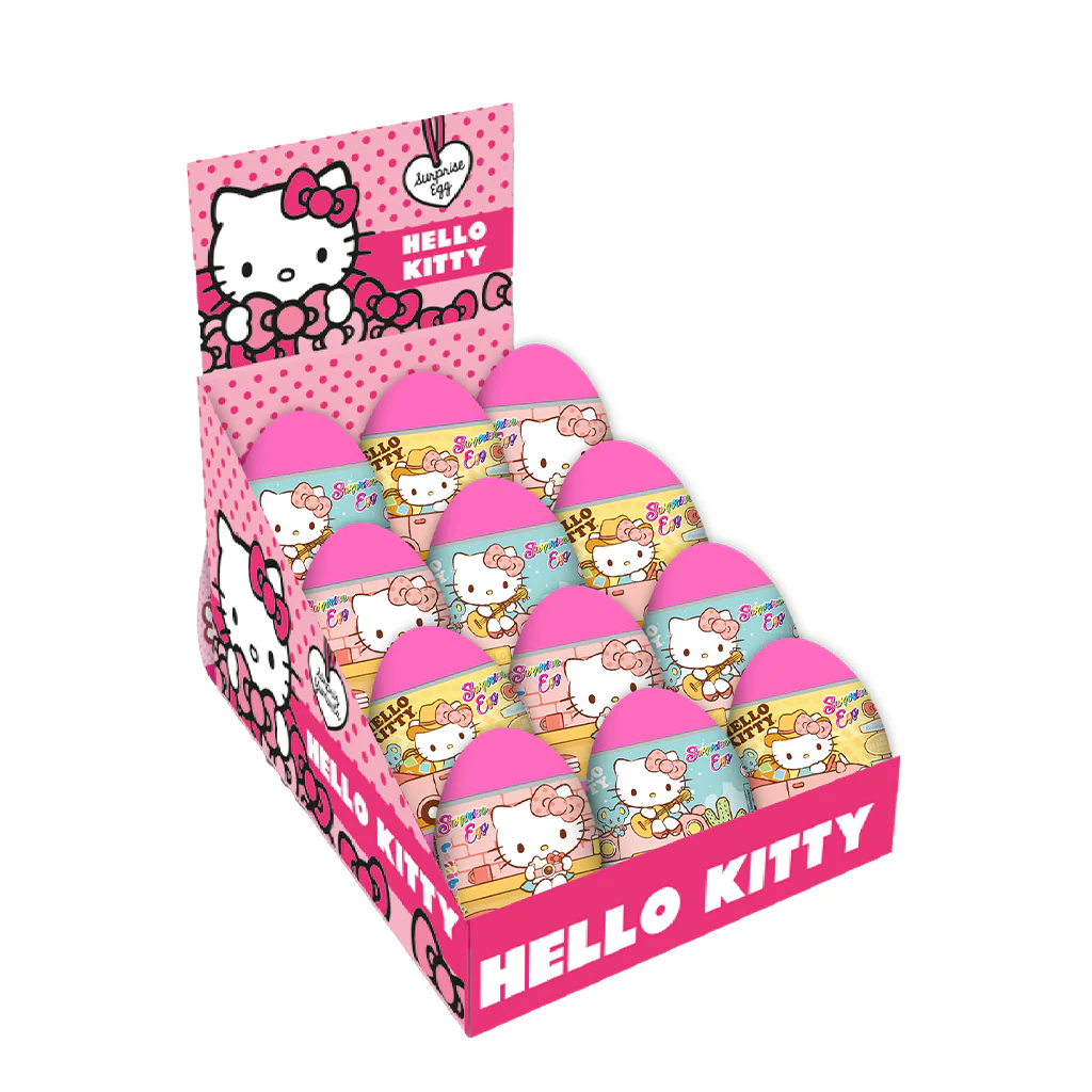 24x Lb Hello Kitty Suprise Egg 8cm