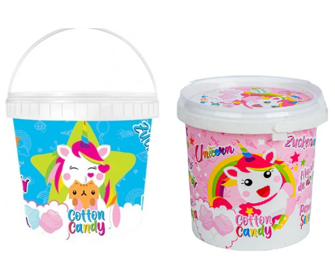 12x Lb Unicorn Cotton Candy Pink&Blue