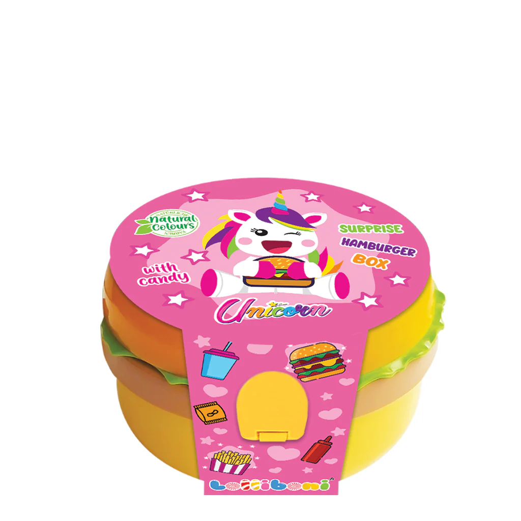 6x Lb Unicorn Hamburger Suprises Box 32gr