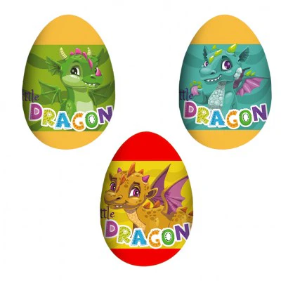24x Lb Little Dragons Surprise Egg With Candies 11.5cm