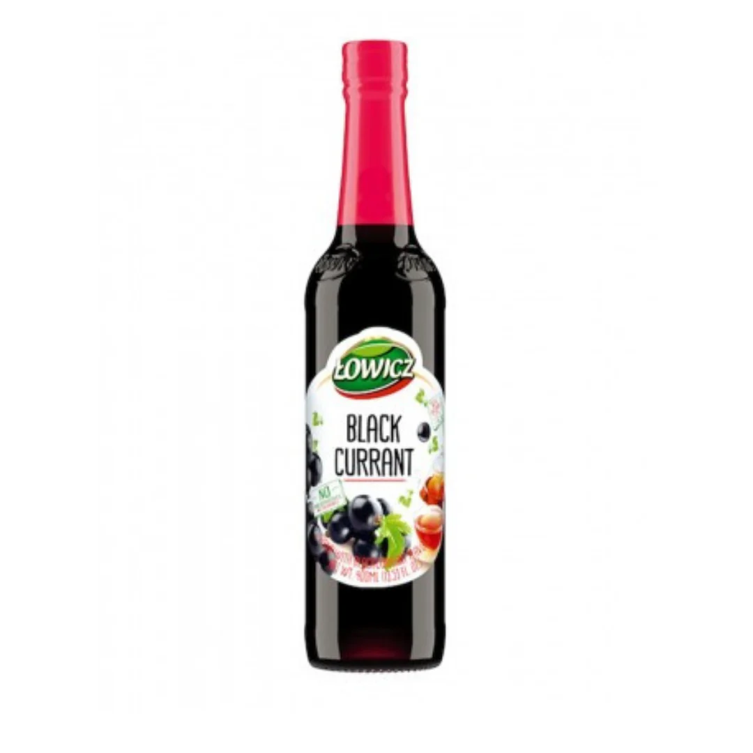 Lowicz Blackcurrant Syrup (Czarna Porzeczka) 400ml