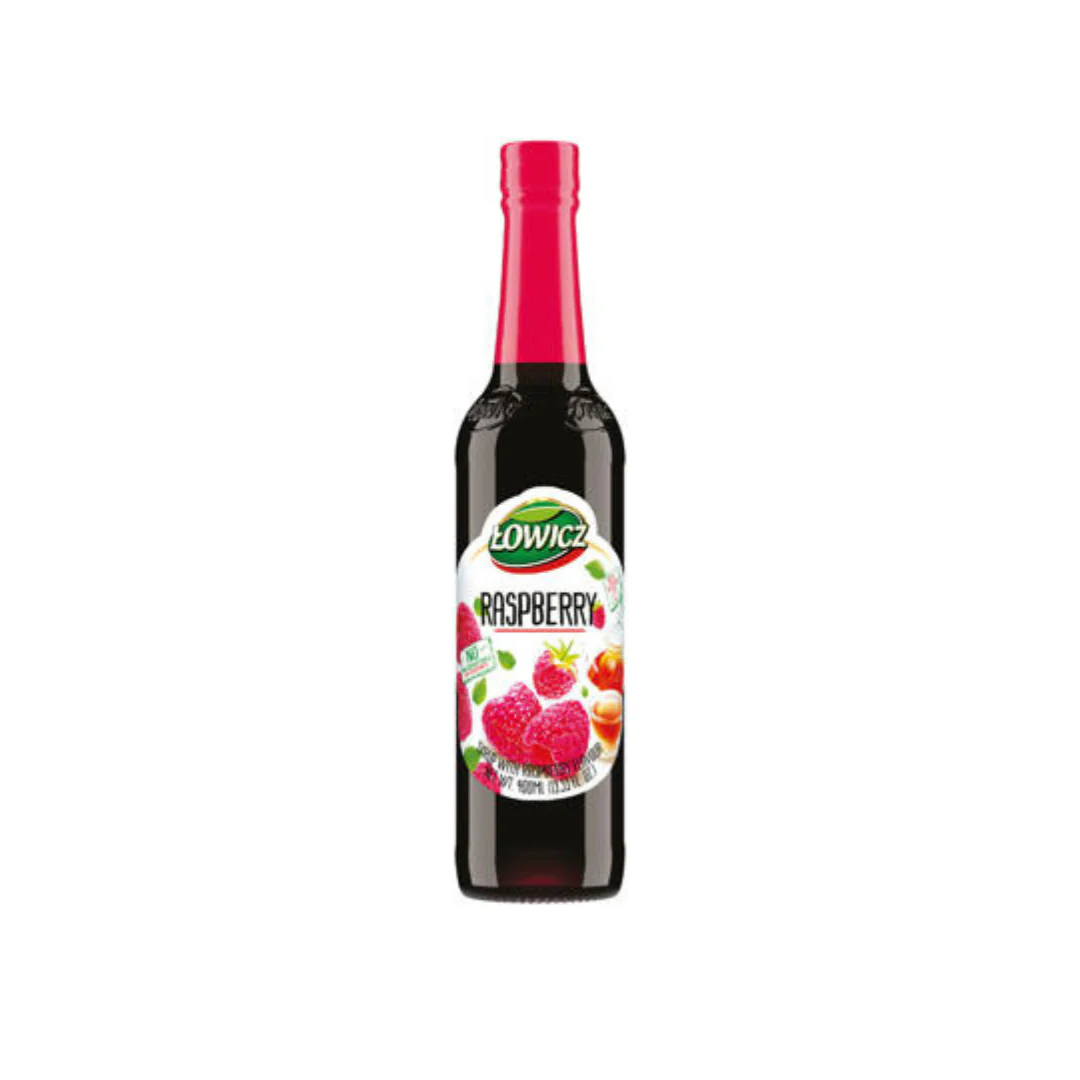 Lowicz Raspberry Syrup (Malina) 400ml