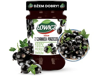 8x Lowicz Czarnej Porzecki Jam 280g