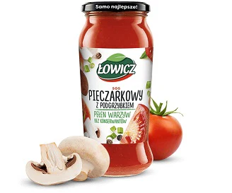 6x Lowicz Sos Champignon/Pieczarkowy 500g
