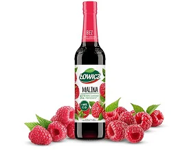 6x Lowicz Raspberry Syrup 400ml