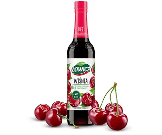 6x Lowicz Cherry Syrup 400ml