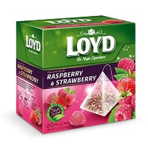 10x Loyd Raspberry & Strawberry Tea 40g