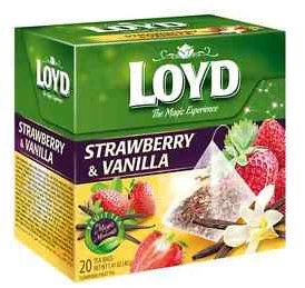 10x Loyd Strawberry & Vanilla Tea 40g
