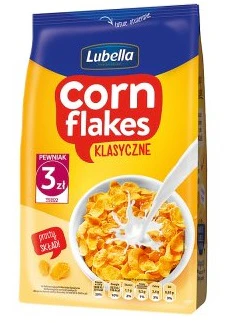 12x Lubella Platki Kukurydziane 250g