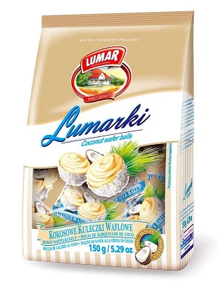 10x Lumarki Coconut Wafer Balls 120gr
