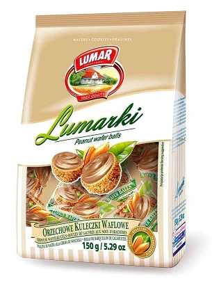 10x Lumarki Peanut Wafer Balls 120gr