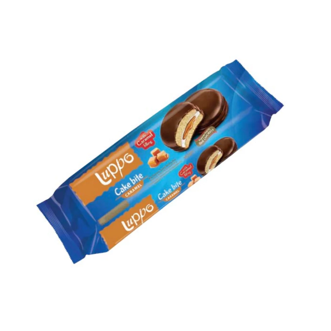 Luppo Cake Bite - Caramel 182g x 6 pack