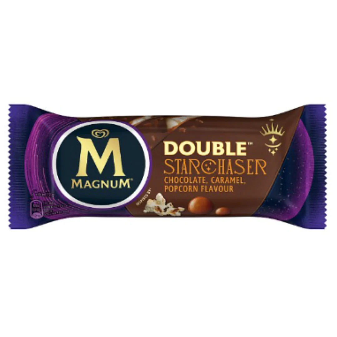 Magnum Double Starchaser Chocolate, Caramel, Popcorn Flavour 85ml x 20 Units