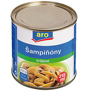8x Aro Sampinony Krajene 400gr