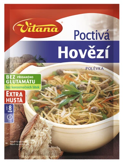 25x Vitana Hovezi Polevka 58g