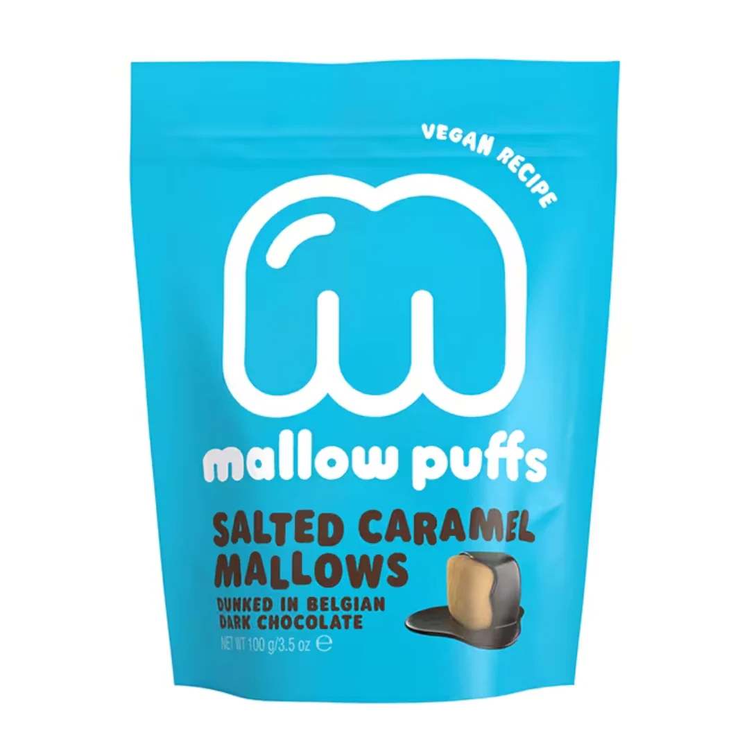 Mallow Puffs Salted Caramel & Dark Choc Mallows 100g