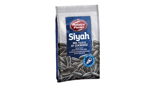 14x Mp Black Sunflower Seeds Roasted Extra Salt