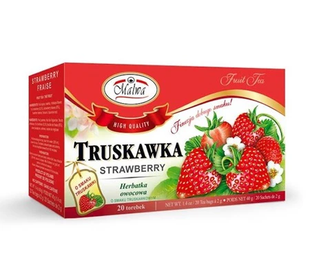 12x Malwa Truskawka (Strawberry) Tea 40gr