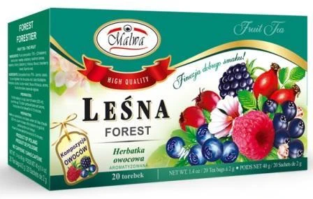 12x Malwa Lesna (Forest Fruit) Tea 40gr