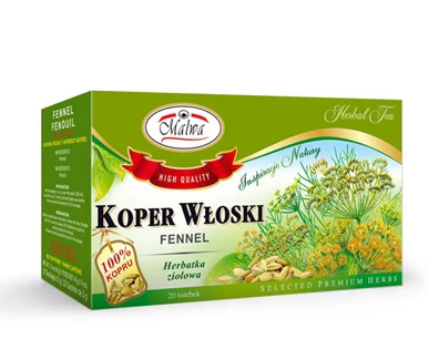 12x Malwa Koper Wloski (Fennel) Tea 20X1.5gr