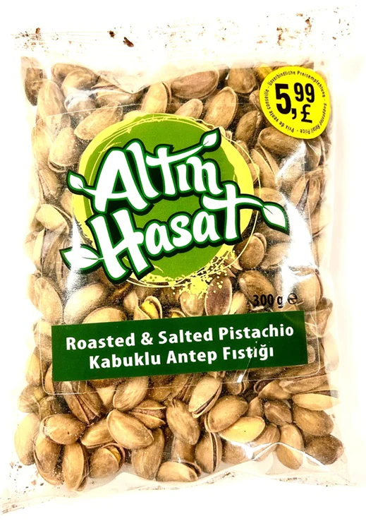 14x Altin Hasat Roasted&Salted Pistachio Kernels 300g