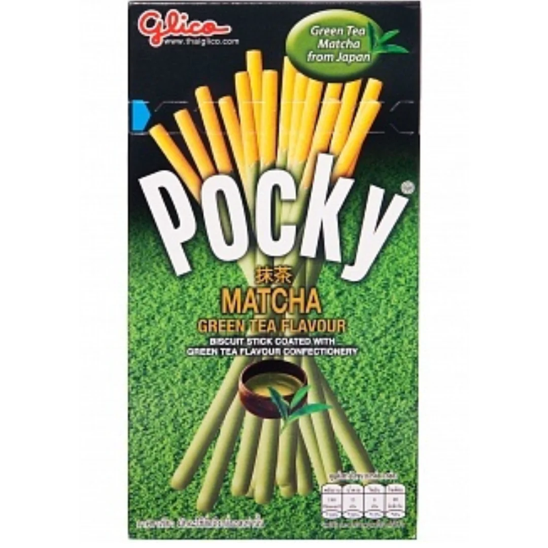 Case POCKY Matcha Green Tea Flavour Sticks 39 gr - Image 2