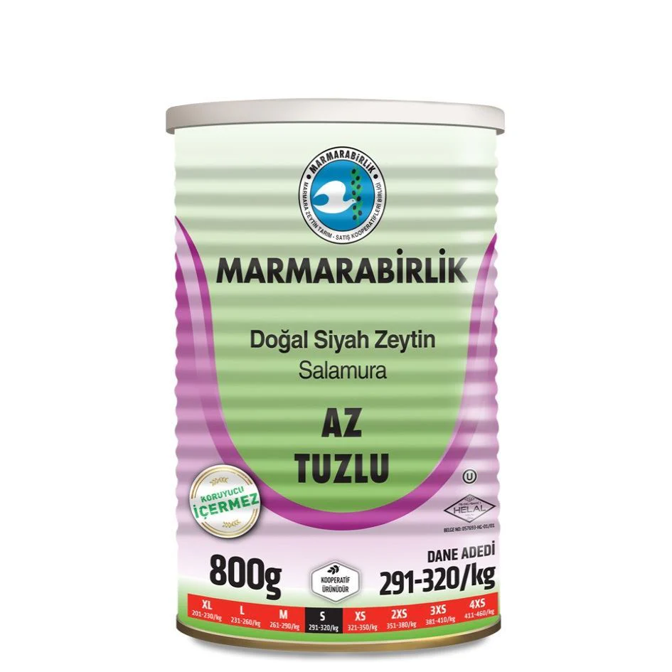 Marmarabirlik Olives Az Tuzlu Hususi 800G (S)