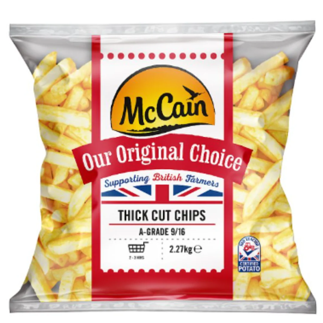 McCain Our Original Choice Thick Cut Chips 2.27kg x 4 Packs