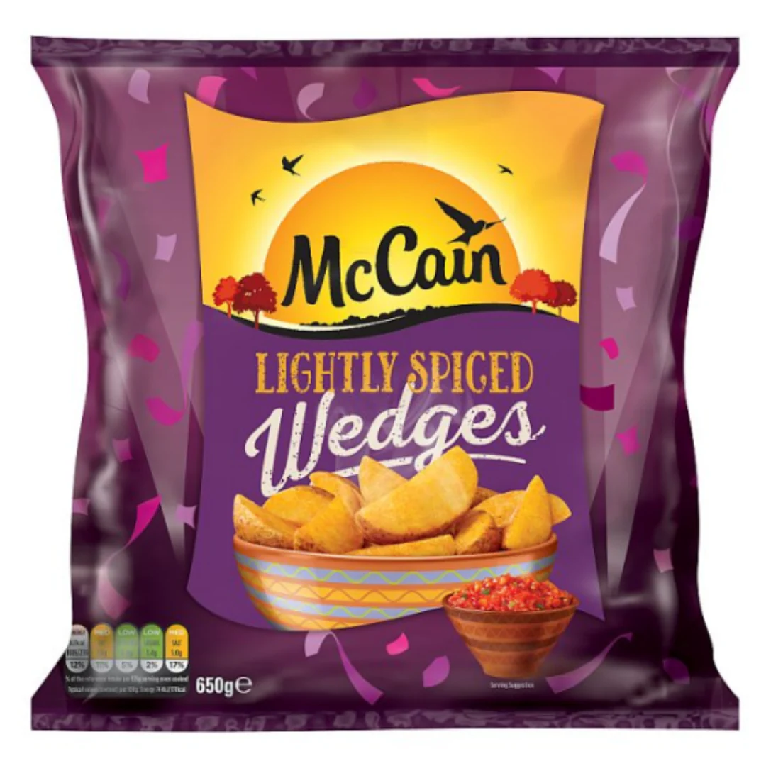 McCain Lightly Spiced Wedges 650g x 1 Pack