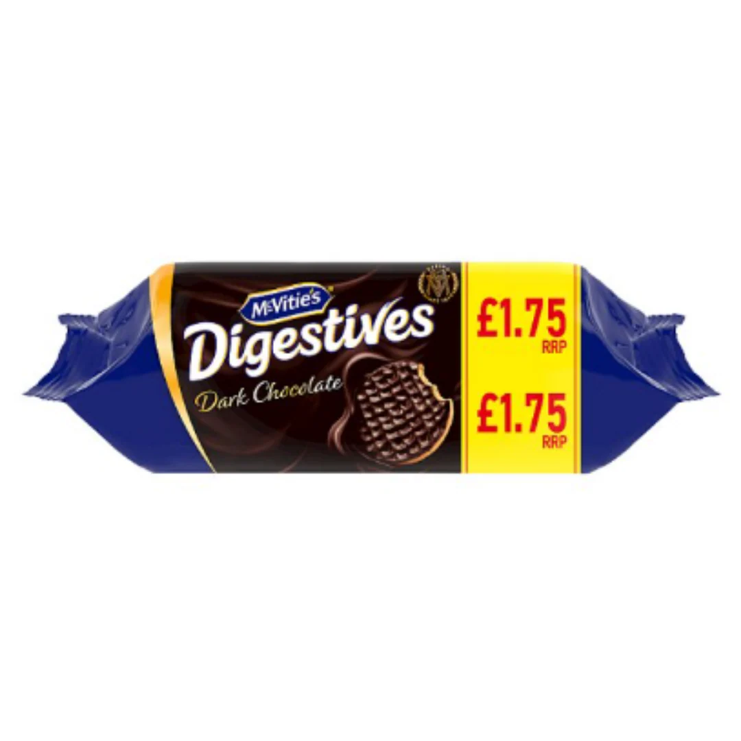 McVitie's Digestives Dark Chocolate 266g x Case of 15