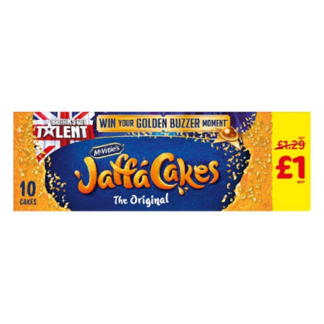McVitie's Jaffa Cakes Original Biscuits 10 Pack x Case of 12
