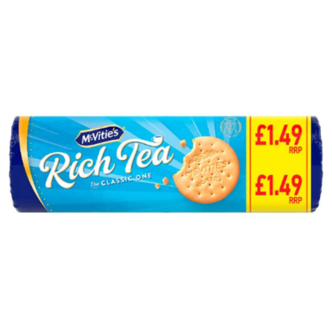 McVitie's Rich Tea Classic Biscuits 300g x Case of 12