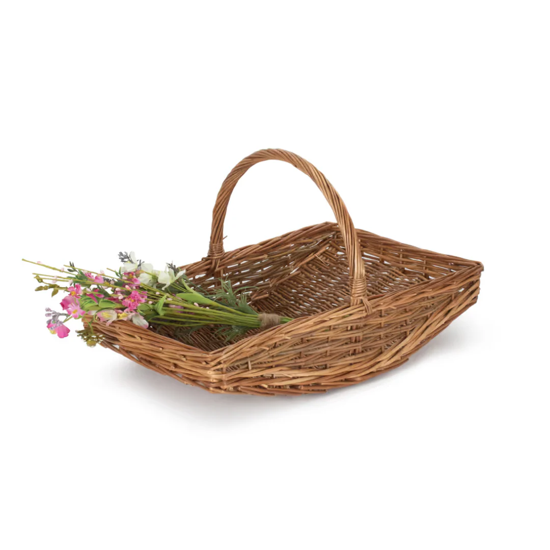 Medium Unpeeled Willow Garden Trug