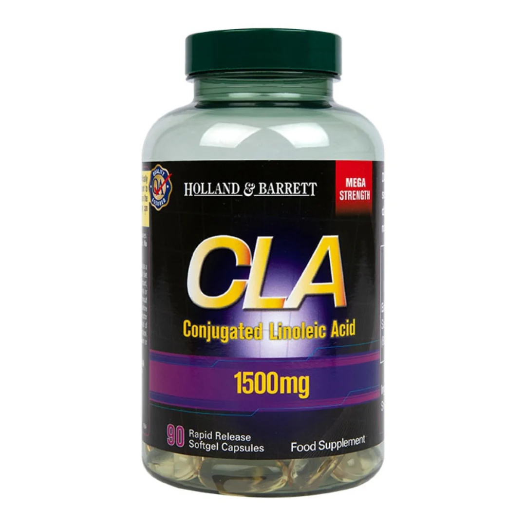 Holland & Barrett Mega Strength CLA 90 Softgel Capsules 1500mg