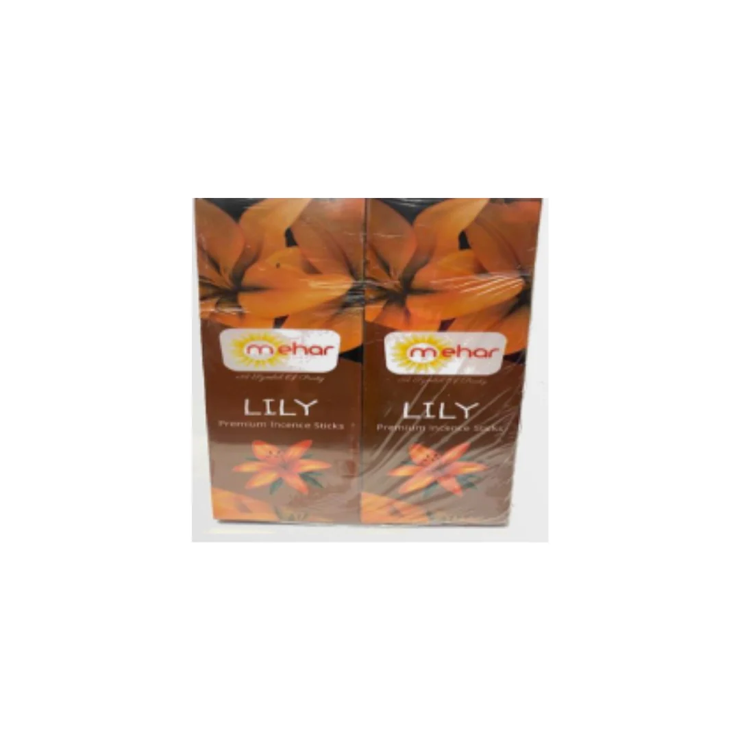 Mehar Agarbatti - Lilly (90 sticks) 100g x 6 pack
