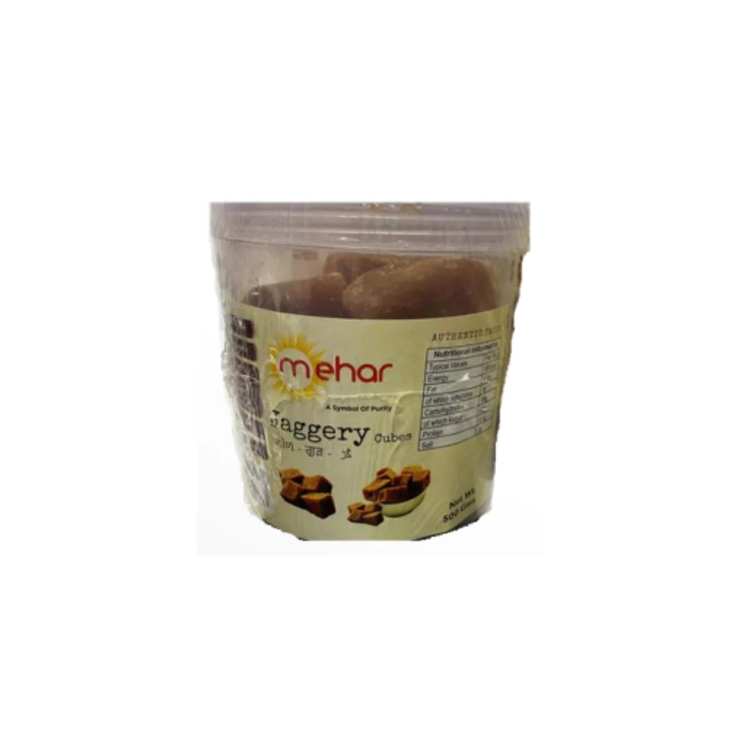 Mehar Jaggery Cubes 500g x 6 pack