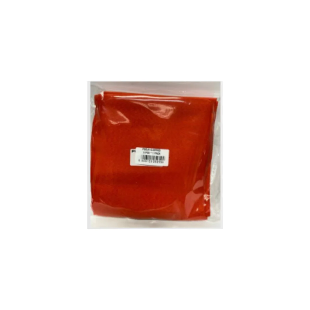 Mehar Pooja Cloth - ORANGE 5pcx1mtr x 6 pack