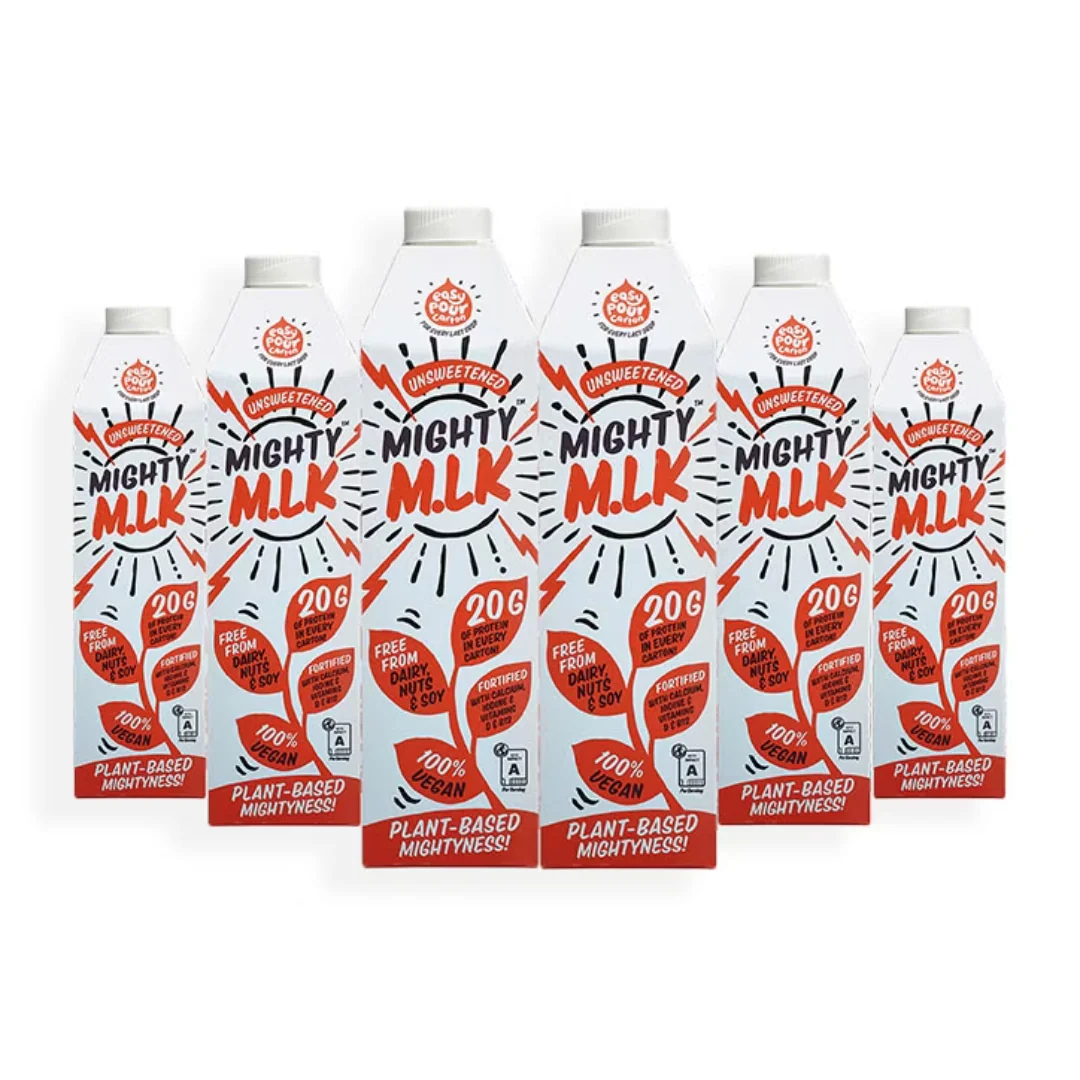 Mighty Pea Unsweetened M.lk 6 x 1L