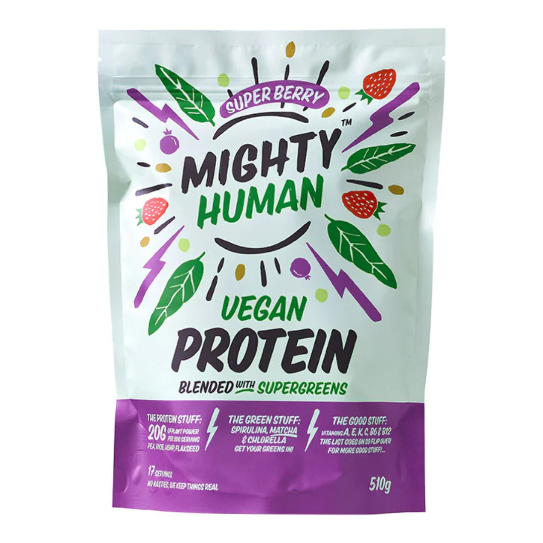Mighty Pea Vegan Protein Berry 510g