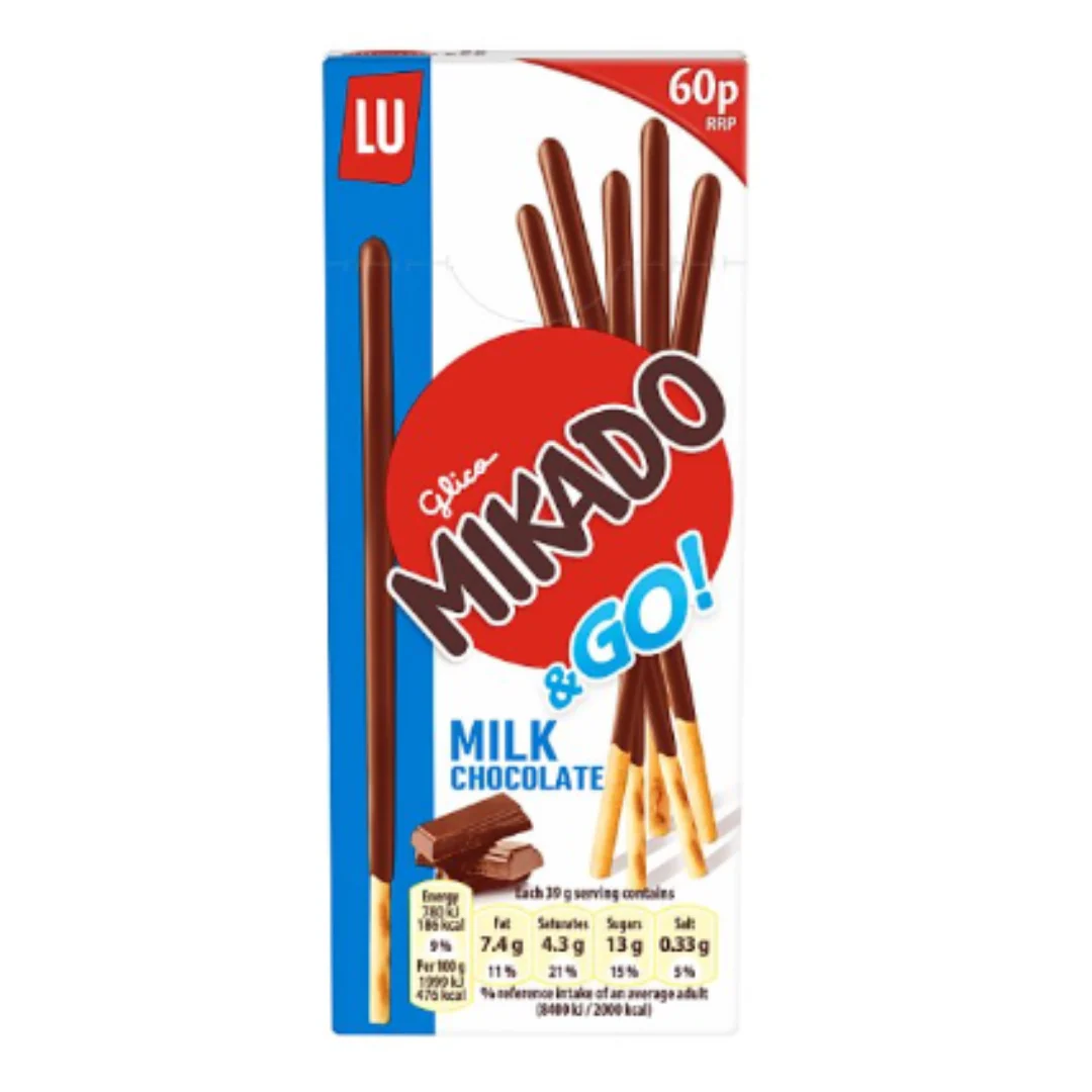 Mikado Go Milk Chocolate 39g x Case of 24