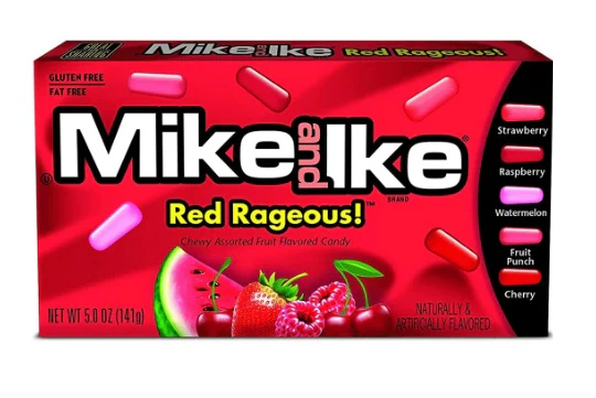 12x Us-Mike And Ike Red Rageous (Large)