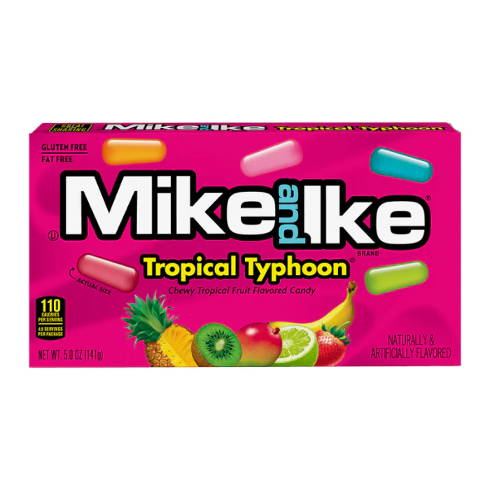 12x Us-Mike And Ike Tropical Typhoon (Large)