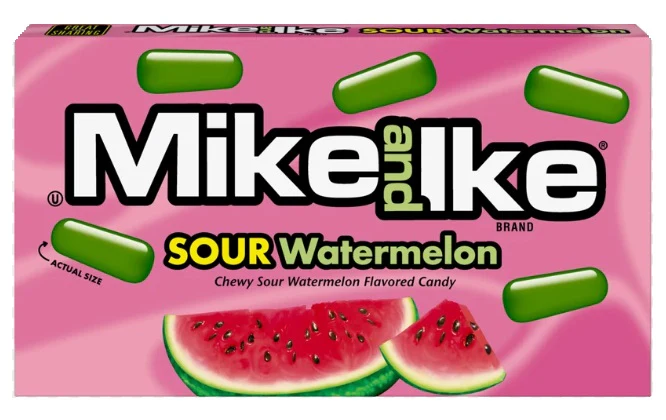 12x Us-Mike And Ike Sour Watermelon (Large)