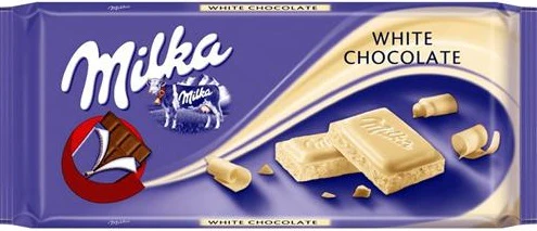 22x Milka Chocolate White 100g