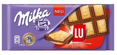 18x Milka Chocolate Sandwich Tablet Lu 87g