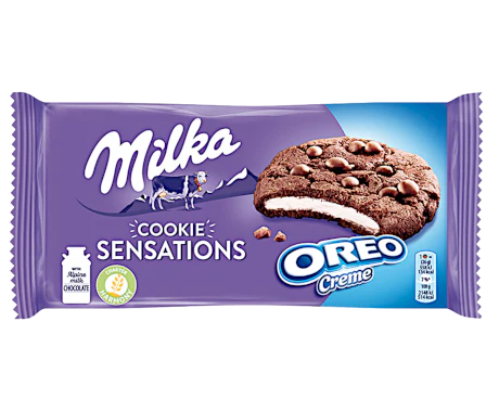 12x Milka Cookie Sensations Oreo Creme 156gr