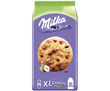 10x Milka Xl Cookies Hazelnut